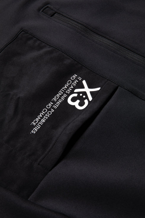 ハーフZIPポケットハイネック