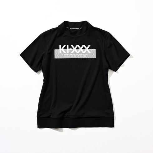 グラフィック モックネックシャツ