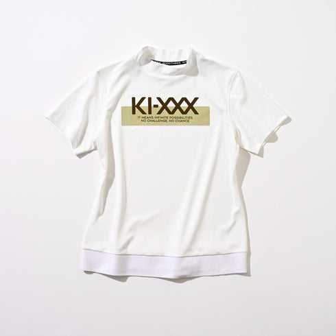 グラフィック モックネックシャツ