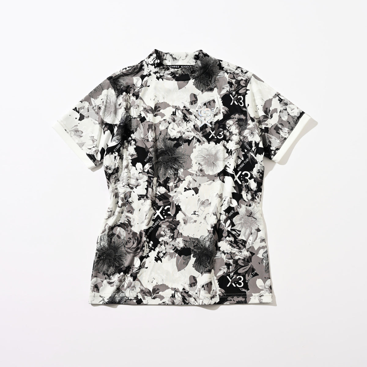 レディースゴルフウェア 半袖シャツ｜フラワーカモフラージュ