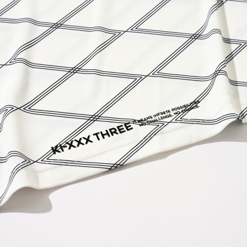 X3 昇華プリント モックネックシャツ