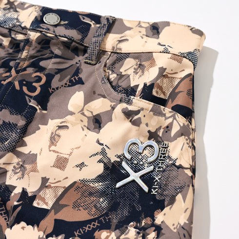 フラワーカモフラージュ タイトスカート