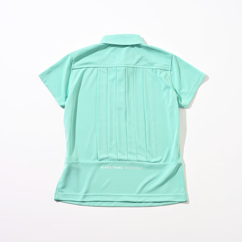 バックプリーツポロシャツ