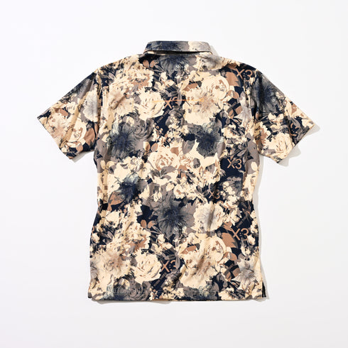 フラワーカモフラージュ ポロシャツ