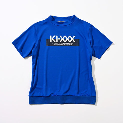 グラフィックモックネックシャツ