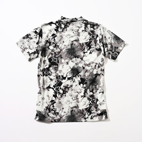 フラワーカモフラージュ モックネックシャツ