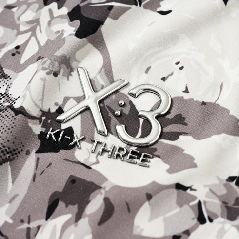 フラワーカモフラージュ モックネックシャツ