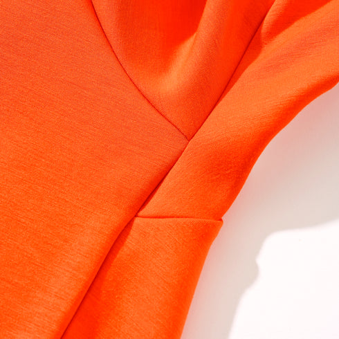 ストレッチニット モックネック ロングスリーブ シャツ