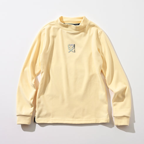 起毛(ブラッシュド) タートルネック ロングスリーブ シャツ