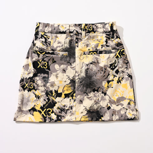 KX3オリジナル フラワープリント 起毛(ブラッシュド) 12° タイト スカート