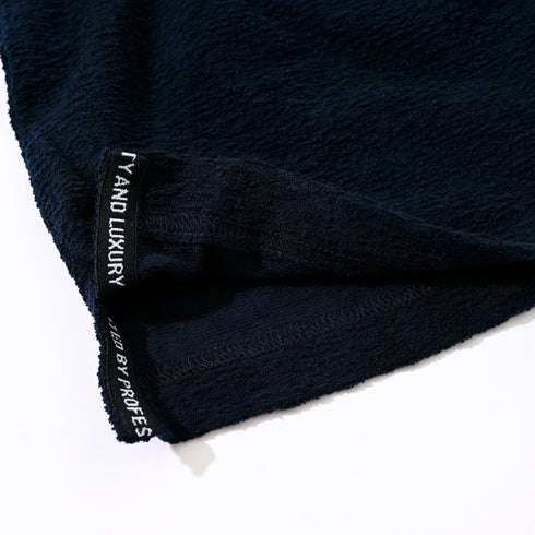 パイル襟リブモックネック