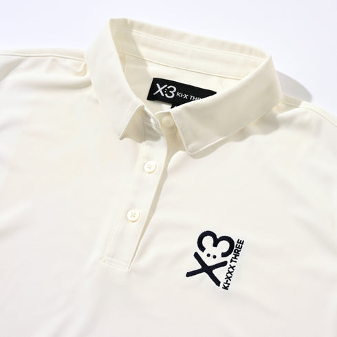 パフスリーブトリコカラーポロ