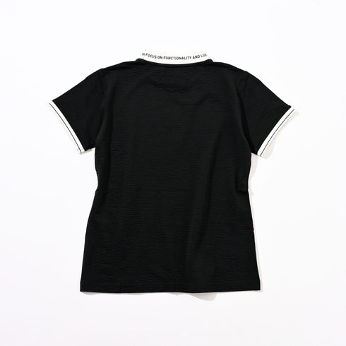 パイル襟リブモックネック