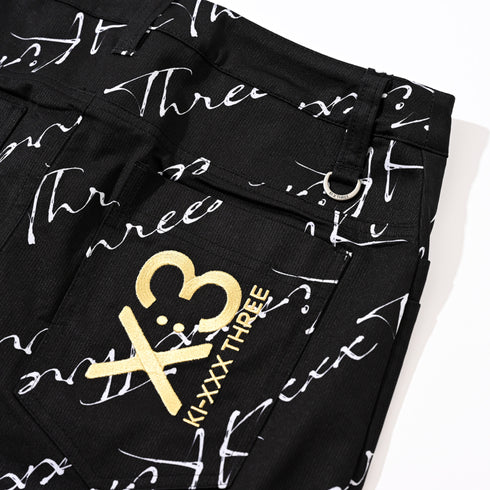 スクリプトロゴ昇華タイトスカート