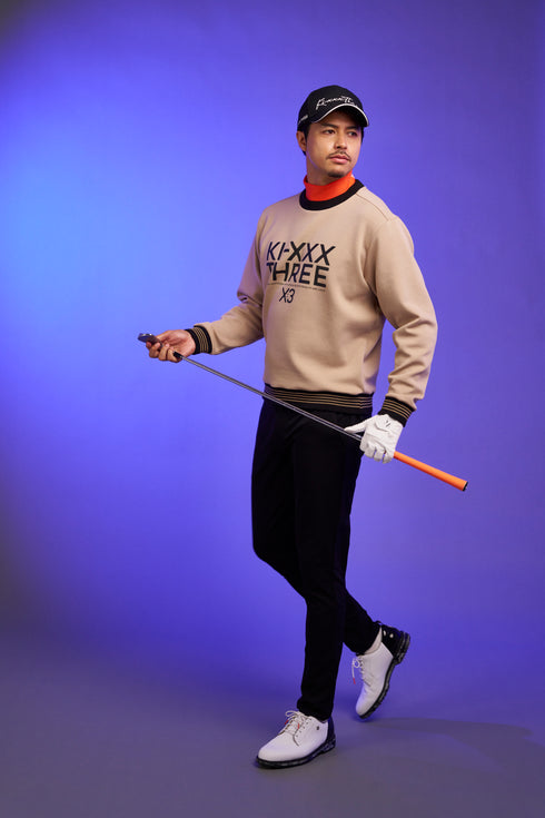 ツイル クルーネック スウェット