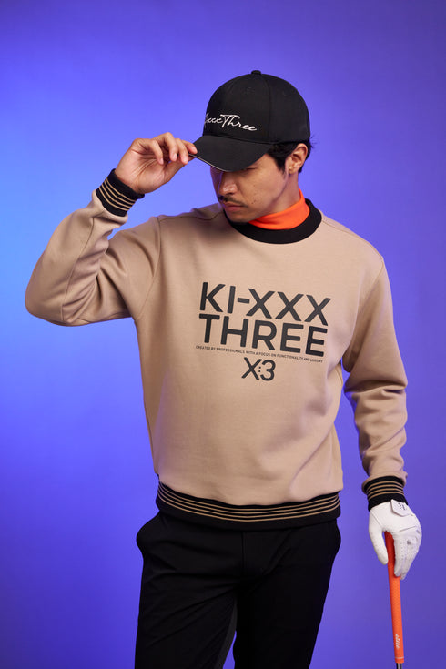 ツイル クルーネック スウェット