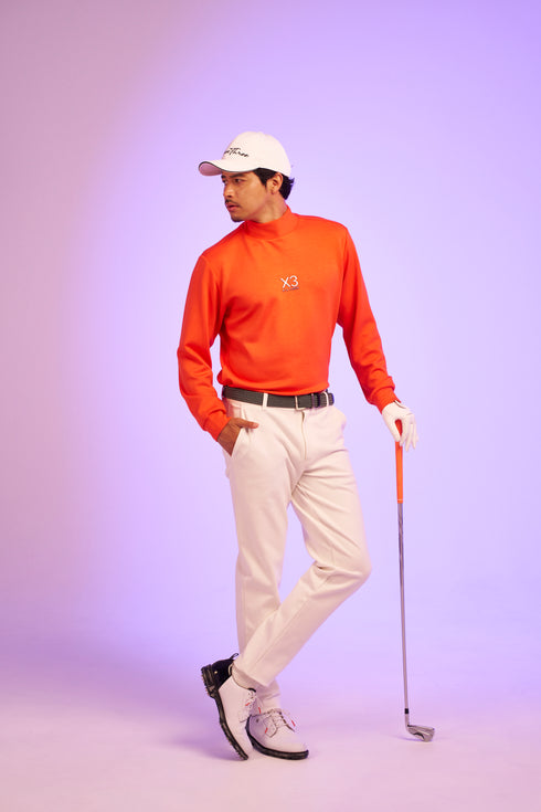 ハイストレッチ ストレート ロング パンツ