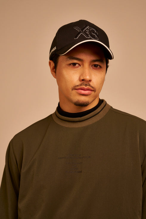 ダブルフェイス ストレッチ クルーネック ウインドブレーカー