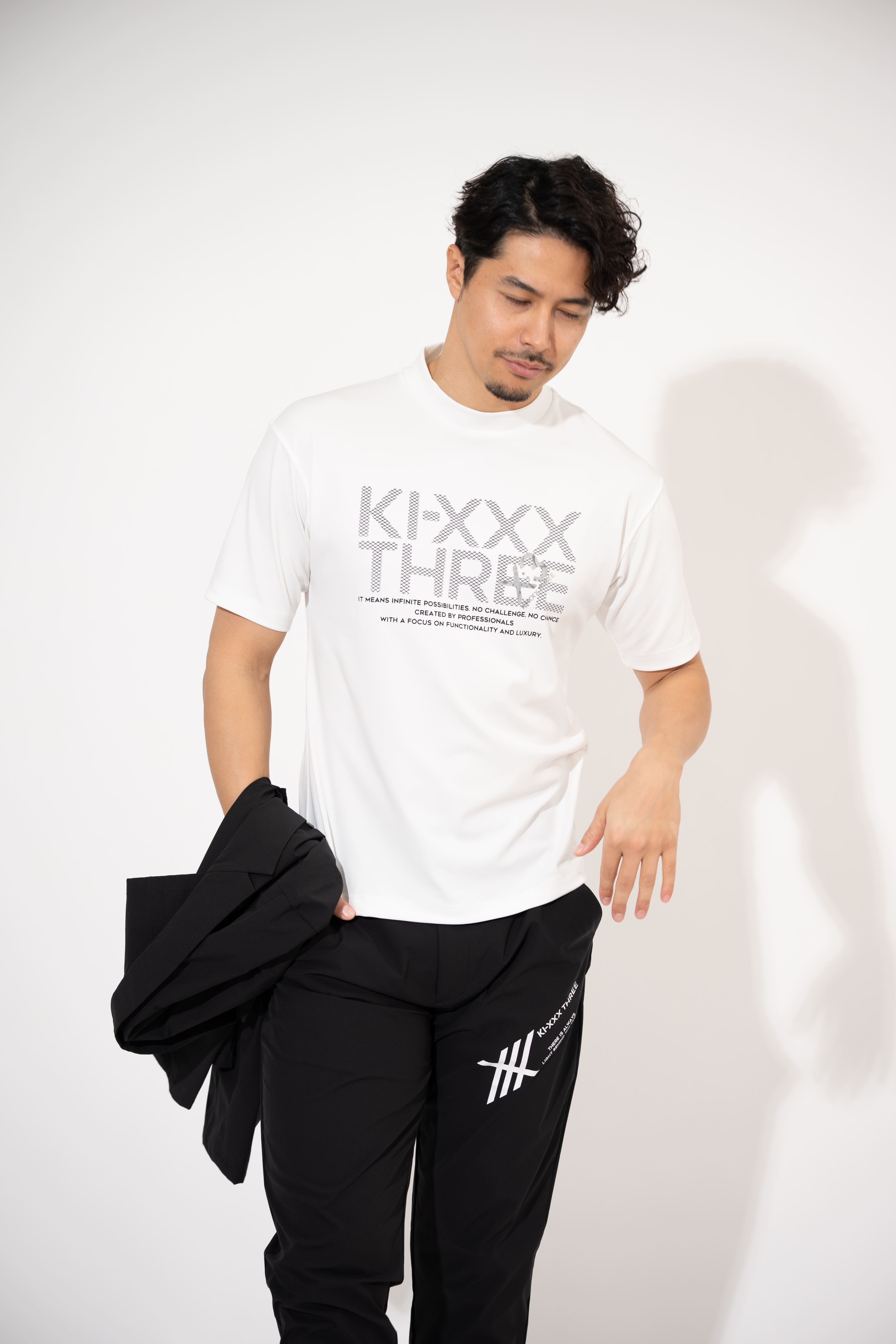 WOMEN>トップス>モックネック・Tシャツ・ポロシャツ – KI-XXX THREE